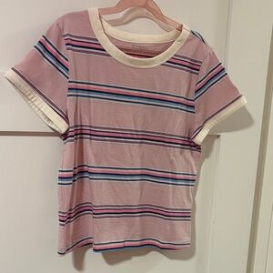 Old Navy Multicolor Striped Kids Tee